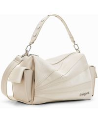 Desigual - M Patchwork Textures Bag, Polyurethane - Lyst
