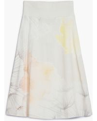 Desigual - Midi Skirt With Elastic Waistband, Cotton - Lyst