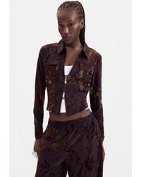 Desigual - Long-Sleeved Knit T-Shirt, Polyester - Lyst