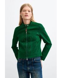 Desigual - Short Faux Leather Jacket, Polyurethane - Lyst