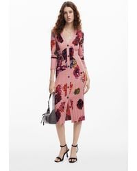 Desigual - Midi Knit Dress M. Christian Lacroix - Lyst