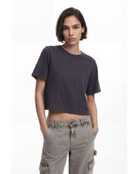 Desigual - Embroidered Flower T-Shirt, Cotton - Lyst