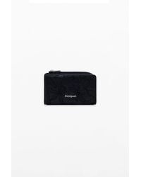 Desigual - Small Embroidered Purse, Polyurethane - Lyst