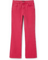 Desigual - Vaqueros Flare Lisos - Lyst