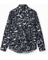 Desigual - Arty Poplin Shirt, Cotton - Lyst