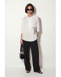Desigual - Embroidered Flower Blouse - Lyst