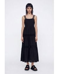 Desigual - Long Embroidered Strap Dress - Lyst