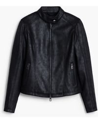Desigual - Chaqueta Efecto Piel Combinada, Mujer, Poliester, Negro - Lyst