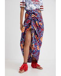 Gonne lunghe Desigual da donna - Fino al 56% di sconto | Lyst