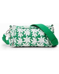 Desigual - S Textured Floral Crossbody Bag, Polyurethane - Lyst