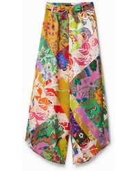 Desigual - M. Christian Lacroix Trousers With Slits - Lyst