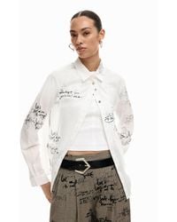 Desigual - Long-Sleeved Paradise Shirt, Cotton - Lyst