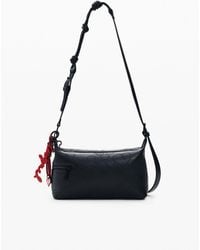 Desigual - Medium Bag With Mickey Mouse Appliqués, Polyurethane - Lyst