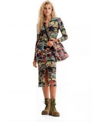 Desigual - M. Christian Lacroix Tapestry Midi Dress - Lyst