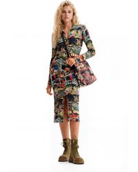 Desigual - M. Christian Lacroix Tapestry Midi Dress - Lyst