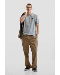 Desigual - Long Mixed-Fabric Trousers - Lyst