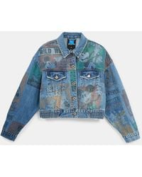 Desigual - Chaqueta Vaquera Oversize Mickey Mouse - Lyst