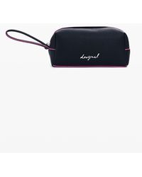 Desigual - Medium Elongated Wallet With Stitching - Lyst