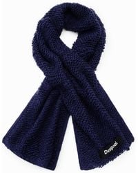 Desigual - Long Bouclé Scarf - Lyst