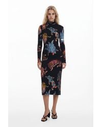 Desigual - Dress Designed By Mr. Christian Lacroix, Viscose - Lyst