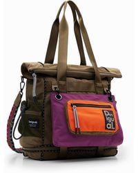 Desigual - Xl Multi-position Voyager Backpack - Lyst