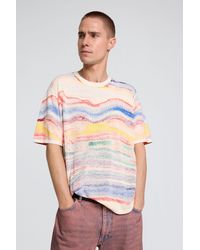 Desigual - Abstract Print T-Shirt, Cotton - Lyst