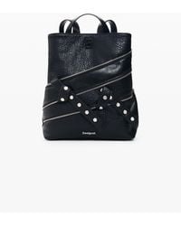 Desigual - Mini Small Backpack, Polyurethane - Lyst