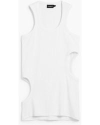Desigual - Cut-Out Sleeveless T-Shirt, Viscose - Lyst