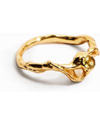 Desigual - Zalio Plated Cubic Zirconia Ring - Lyst