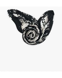 Desigual - Rectangular Letter Foulards, Viscose - Lyst