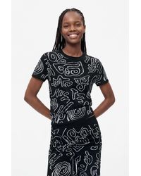 Desigual - Jacquard Knit T-Shirt - Lyst