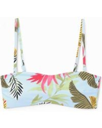 Desigual - Tropical Bandeau Bikini - Lyst
