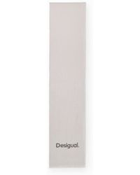 Desigual - Long Logo Scarf, Polyester - Lyst