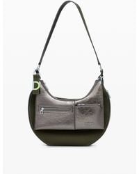 Desigual - Medium Detachable Two-Tone Bag, Polyurethane - Lyst