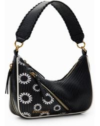 Desigual - Kleine Tasche Patch, Polyurethan, Schwarz - Lyst