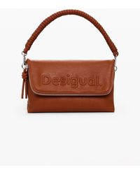 Desigual - Medium 3D Logo Bag, Polyurethane - Lyst