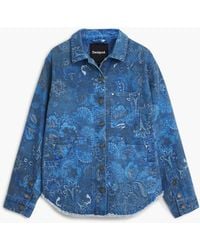 Desigual - Frayed Paisley Jacket, Outlet, Cotton - Lyst