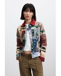 Desigual - Regular Patchwork Cotton Jacket, Cotton - Lyst