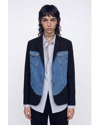 Desigual - Hybrid Trucker Blazer - Lyst