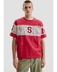 Desigual - Printed Knit T-Shirt, Cotton - Lyst