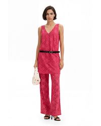 Desigual - Floral Lace Mini Dress, Polyester - Lyst
