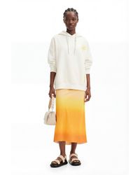 Desigual - Oversize Palm Tree Hoodie - Lyst