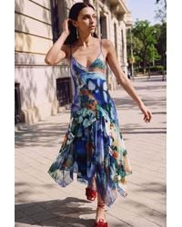 Desigual - Asymmetric Printed Dress - Lyst