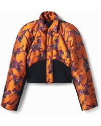 Desigual - Maitrepierre Short Bomber Jacket, Polyester - Lyst