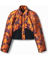 Desigual - Maitrepierre Short Bomber Jacket, Polyester - Lyst