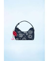 Desigual - Medium Embroidered Bag, Cotton - Lyst
