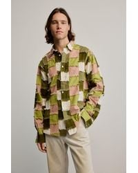 Desigual - Patchwork Checkered Shirt, Cotton - Lyst