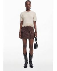 Desigual - Cargo Miniskirt, Polyester - Lyst