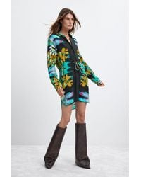 Desigual - Long Sleeve Dress M C Lacroix, Viscose - Lyst