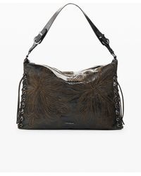 Desigual - Large Shoulder Bag, Polyurethane - Lyst